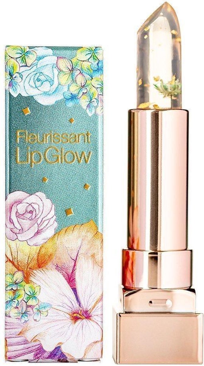 Glamfox Fleurissant Lip Glow Emerald Flower Lipstick - Lip Plumper Lippenstift - Beauty Make Up