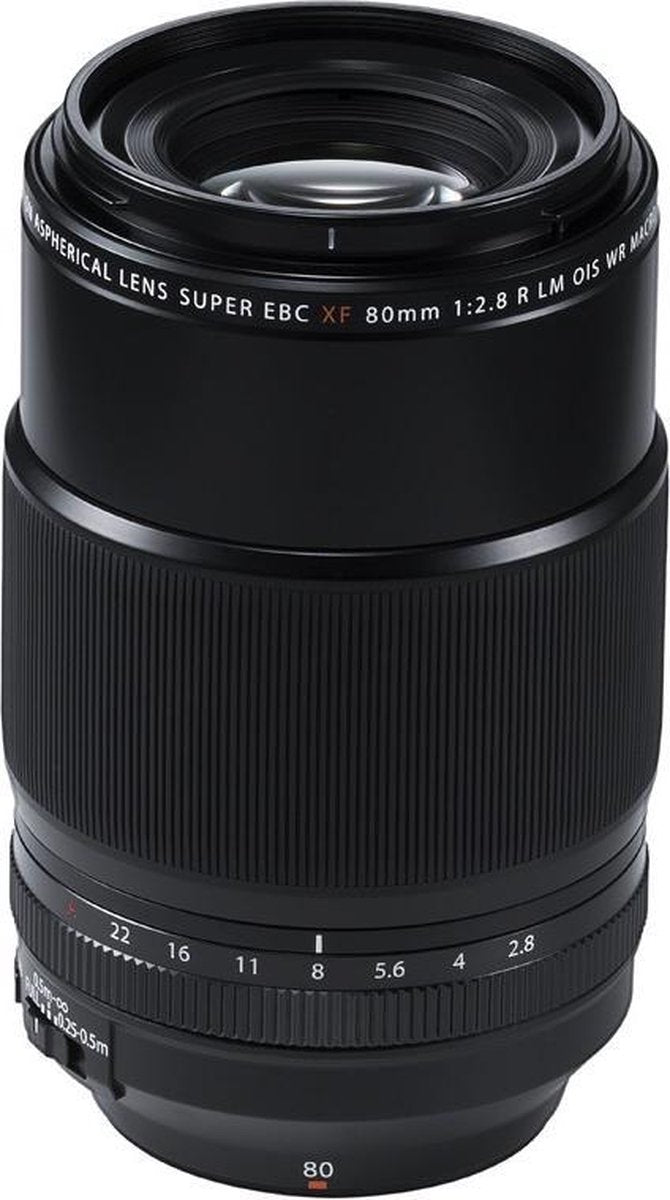 Fujifilm XF 80mm F2.8 R LM OIS WR Macro MILC Macrolens Zwart