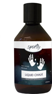 Vloeibaar krijt van Sportly I 250 ml I Verbetert de handgreep en voorkomt zweterige handen bij het tillen