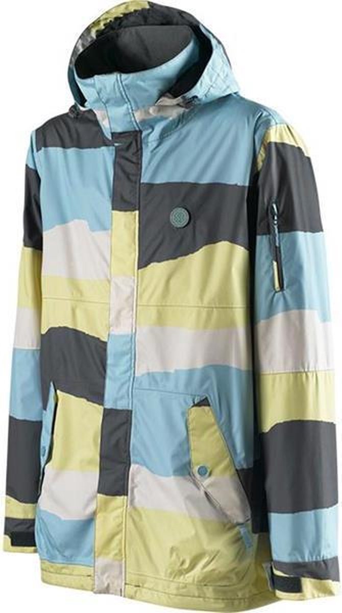 ​Special Blend Circa Heren Ski Jas Geel Blauw Wit Maat L