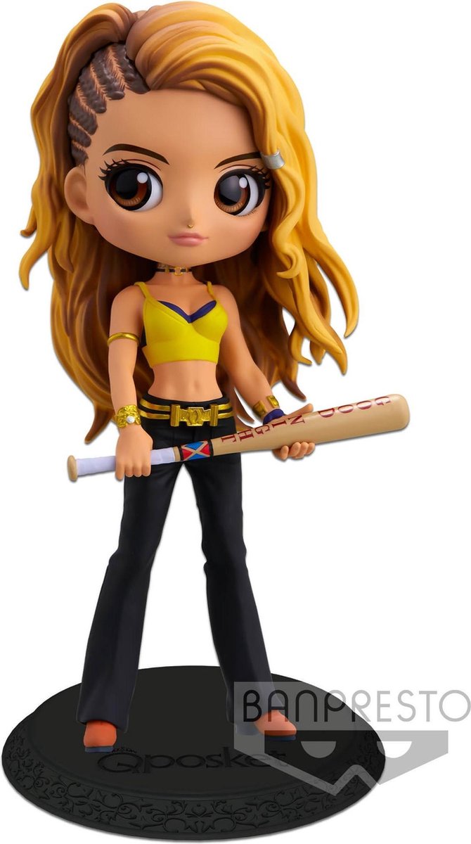 Birds of Prey Q posket - Black Canary (Ver.B) Figure 14cm