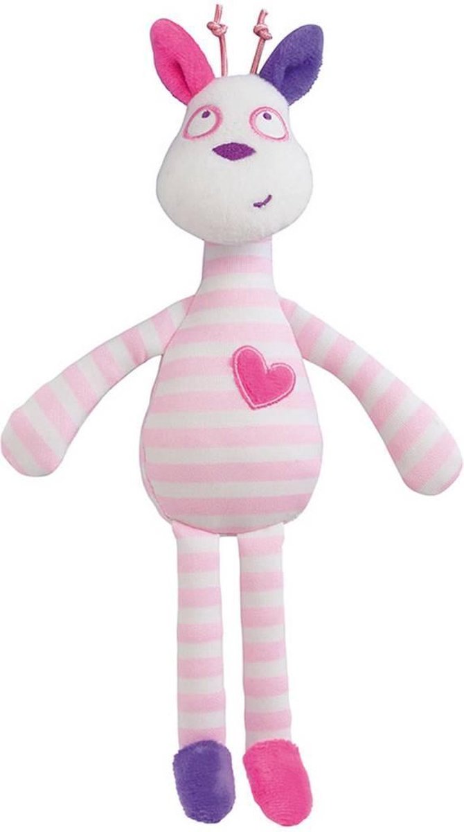 Giraffe - Knuffel - 28 cm - Roze