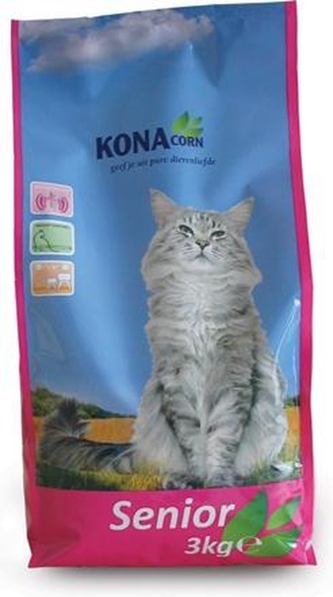 Konacorn Kat Senior - Kattenvoer - 3 kg