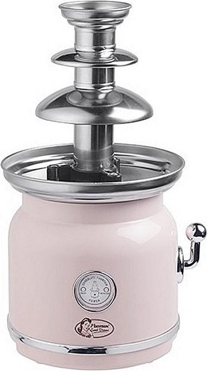 Bestron ACF700P Chocolade Fontein Roze/Chroom