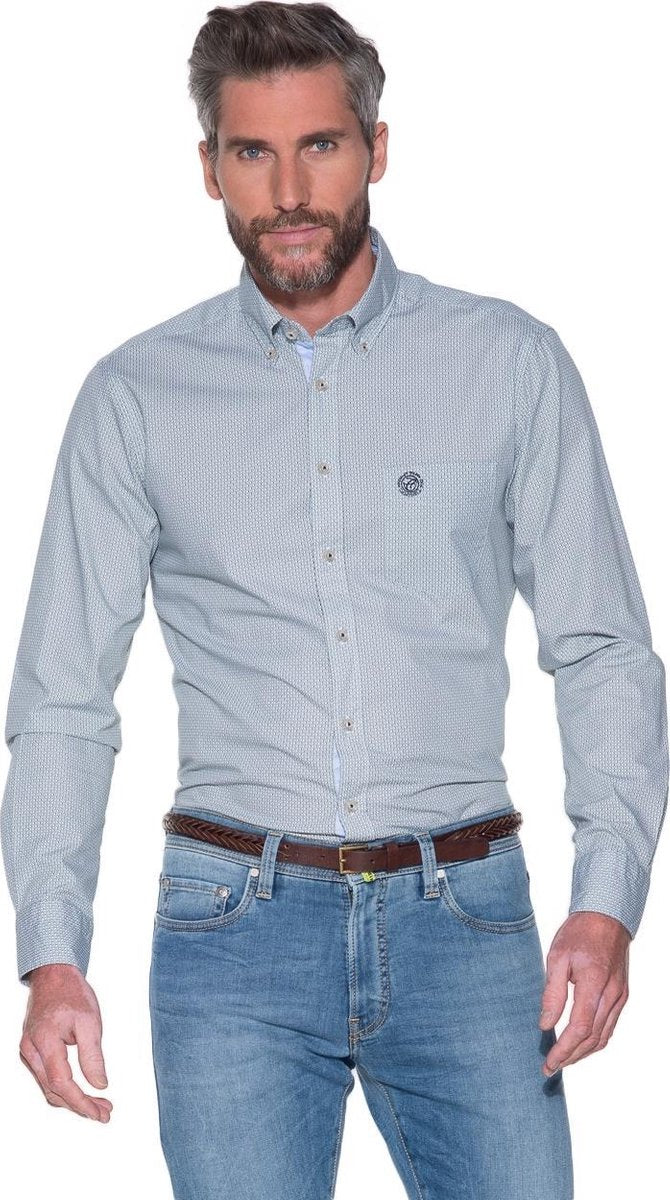 Campbell Classic Casual overhemd lange mouw