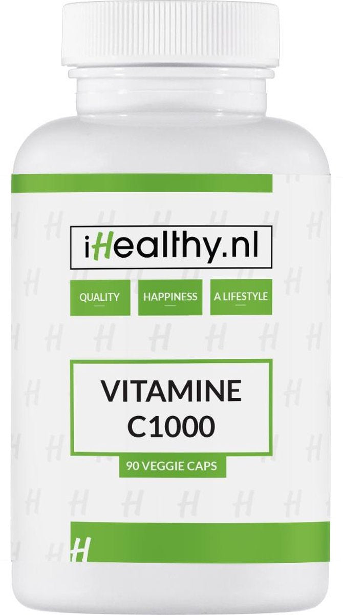 Vitamine C – 1000mg Veggie Capsules GMO VRIJ – iHealthy.nl