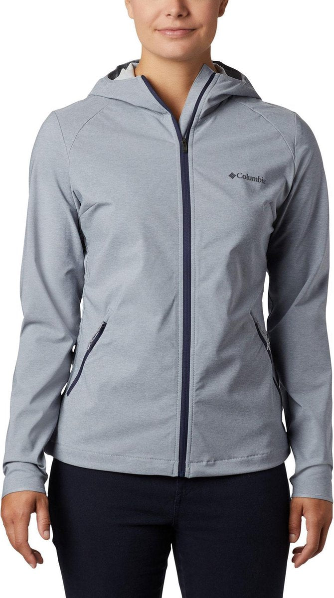 Columbia Heather Canyon Softshell Jacket - Tradewinds Grey - Dames - Maat L
