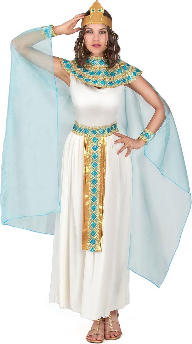 Egypte Kostuum | Cleopatra Van De Nijl Kostuum | Medium | Carnaval kostuum | Verkleedkleding