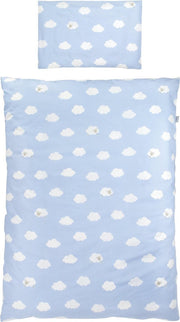 Roba Beddengoed Kleine Wolke 135 X 100 Cm Lichtblauw 2-delig