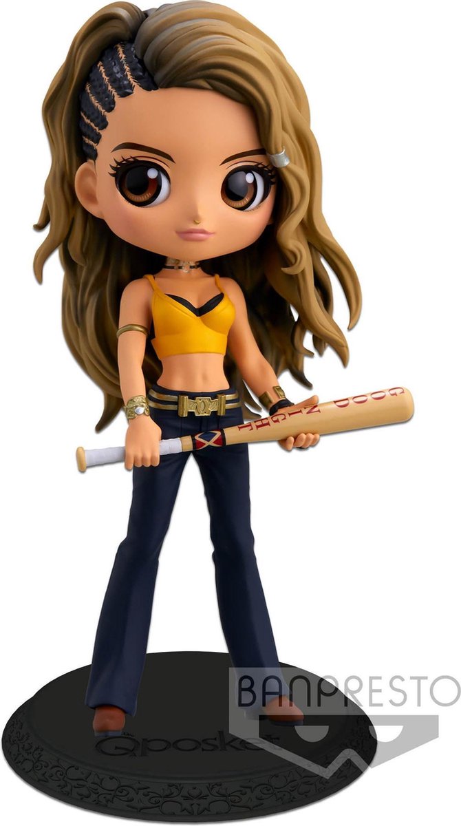 Birds of Prey Q posket - Black Canary (Ver.A) Figure 14cm