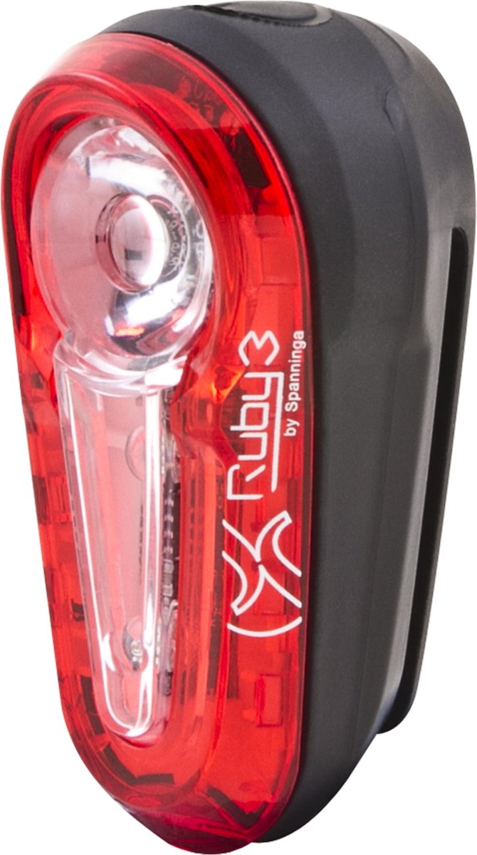 Spanninga Ruby Fiets achterlicht - Batterij - Knipperfunctie