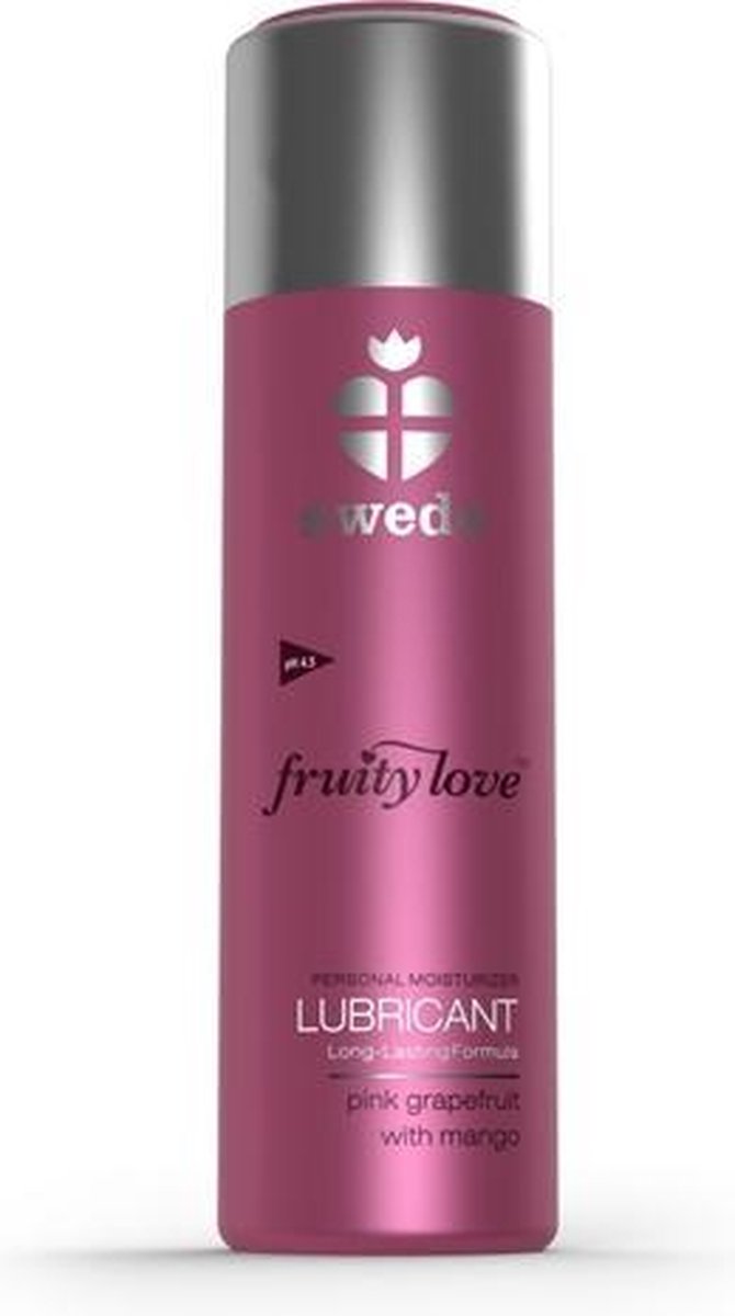 Swede - Roze Grapefruit/Mango Waterbasis Glijmiddel - 100ml | Waterbasis | Vrouwen | Mannen | Smaak | Condooms | Massage | Olie | Condooms |  Pjur | Anaal | Siliconen | Erotische | Easyglide
