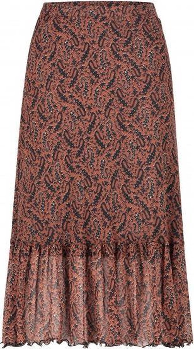 Freebird FIONA dames casual rok bruin dessin
