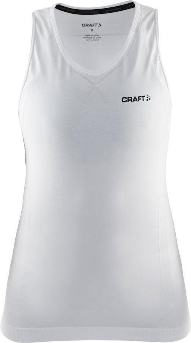 Craft Active Comfort V-neck Singlet - Sporttop - Dames - L - White