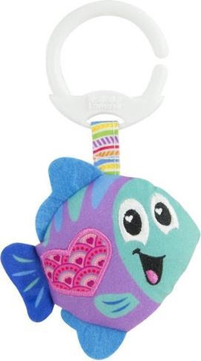 Lamaze Buggydier Vis Junior 9 X 11 Cm Pluche Blauw