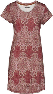 ESSENZA Isa Giulia Nachthemd Korte Mouw Rose - XL