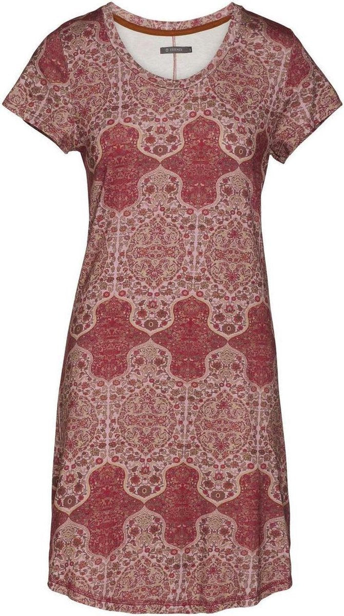 ESSENZA Isa Giulia Nachthemd Korte Mouw Rose - XL