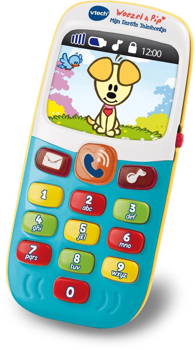 VTech Baby Woezel & Pip - Mijn Eerste Telefoontje - Educatief Babyspeelgoed