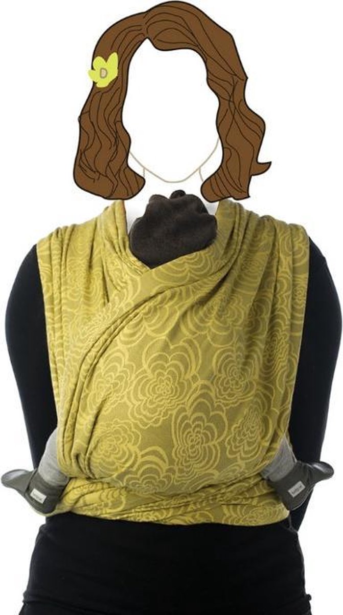 Babylonia BB SLEN Draagdoek Baby - 420 cm - Marigold