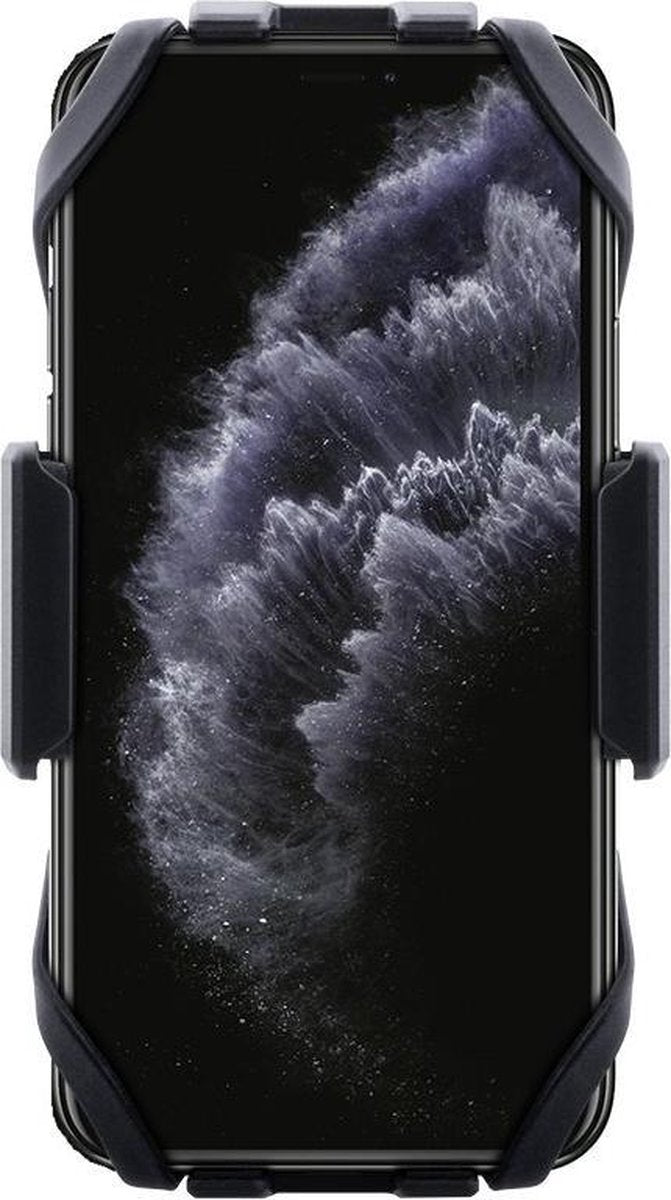 Interphone - iPhone 11 Pro Max Motorhouder Moto Crab Zwart