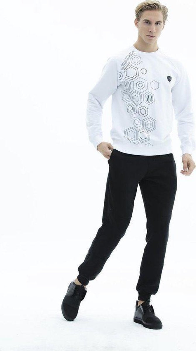 SCR. Numan Sweater Met Print Aan Voorzijde