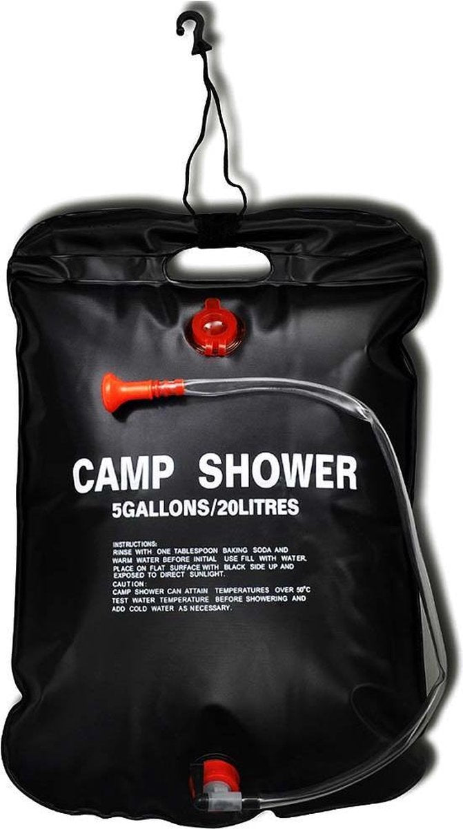 Douchezak 20 liter - camping - festival - campingdouche