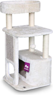 Petrebel Little Rock 99 Krabpaal -  Creme - 50 x 50 x 99 cm - stabiel