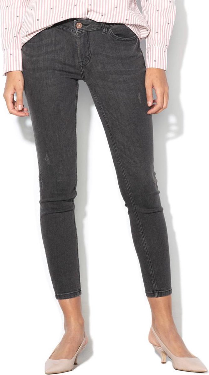 JDY FLORA SKINNY RW BLACK DNM - 32/34