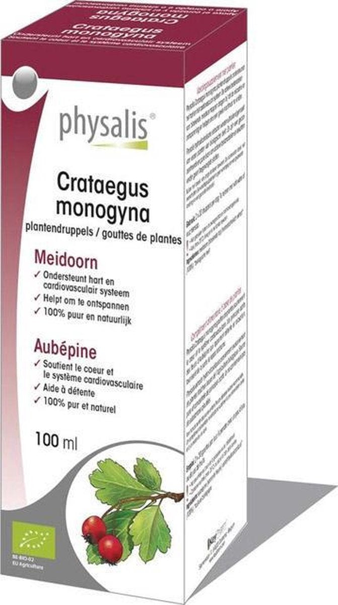 Physalis Plantendruppels Crataegus Monogyna Vloeibaar 100ml
