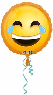 Helium ballon lachende smiley 43 cm