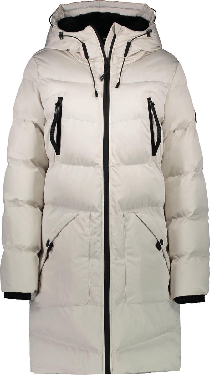 Cars Jeans  Dora Vrouwen Jas Off White - Maat M