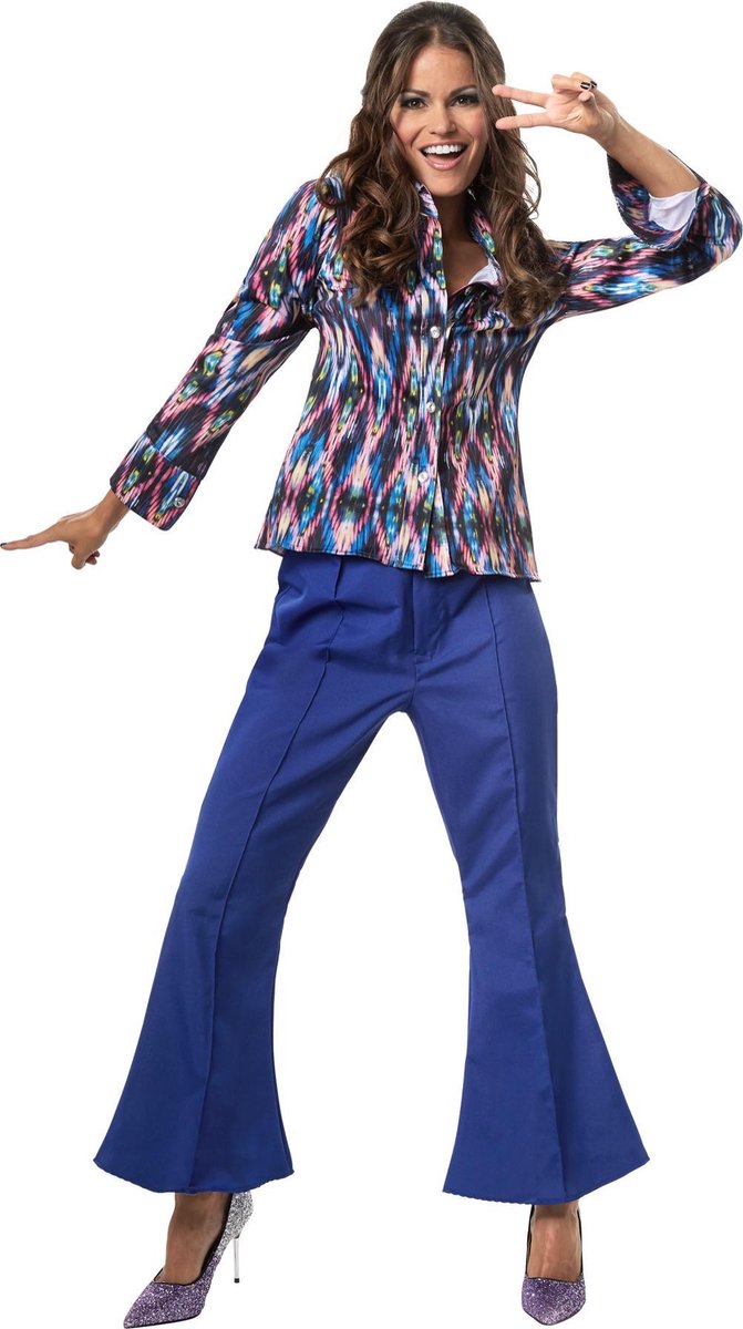 dressforfun - Disco queen XL  - verkleedkleding kostuum halloween verkleden feestkleding carnavalskleding carnaval feestkledij partykleding - 302163