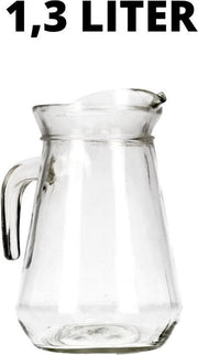 Orange85 Waterkan - Waterkan - Karaf - Schenkkan - Waterkaraf - Waterkannen - Karaf Water - Karaf Kristal - Schenkkannen - Waterkan 1.3 liter