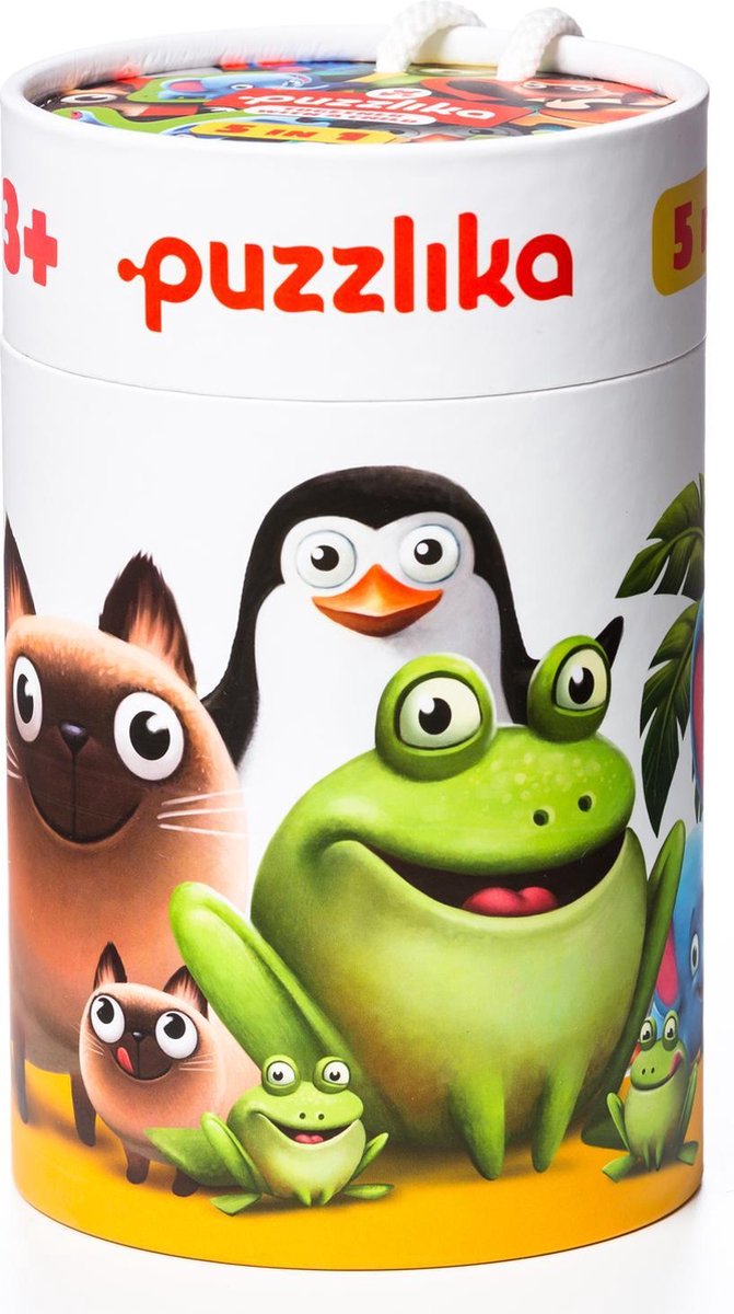 Puzzlika - Educatieve Puzzel - 5 Dieren