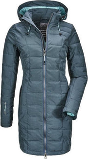 Killtec dames winterparka blauw/groen Skane - maat 46