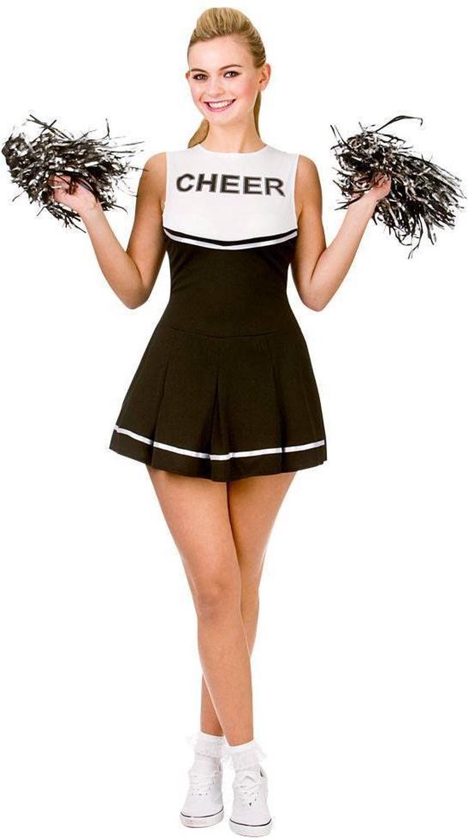Hoge School Cheerleader pak in zwart