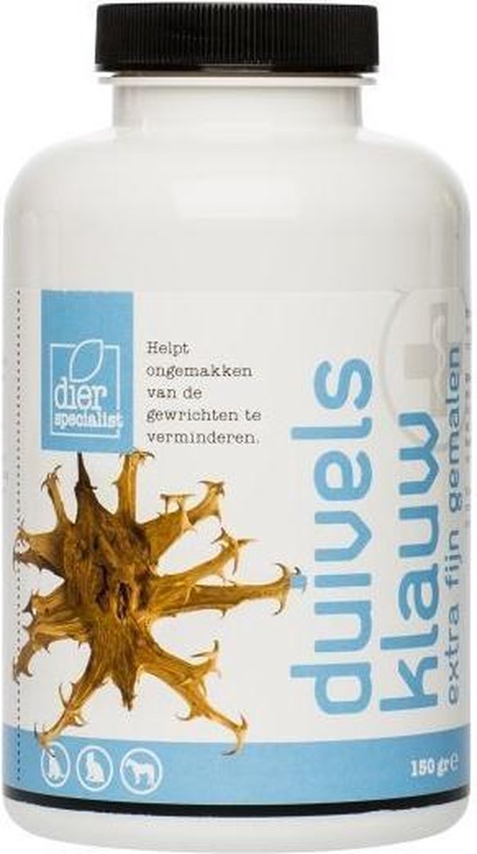 Dierspecialist fytotherapie: duivelsklauw extra fijn gemalen - 150 gram