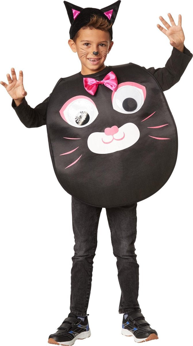 dressforfun - Cartoon kat 140 (9-10y)  - verkleedkleding kostuum halloween verkleden feestkleding carnavalskleding carnaval feestkledij partykleding - 302178