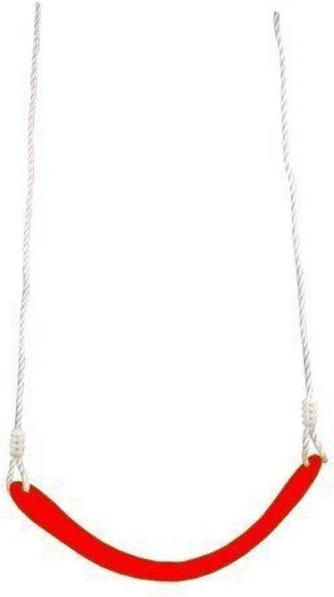 Playfun Kunststof Schommelzitje Rood 67 X 14 Cm