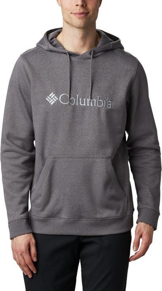 Columbia CSC Basic Logo II Hoodie Heren Outdoortrui - City Grey Heath - Maat XL