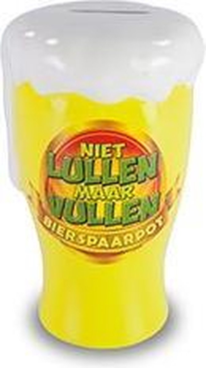 Bierspaarpot Niet lullen maar vullen