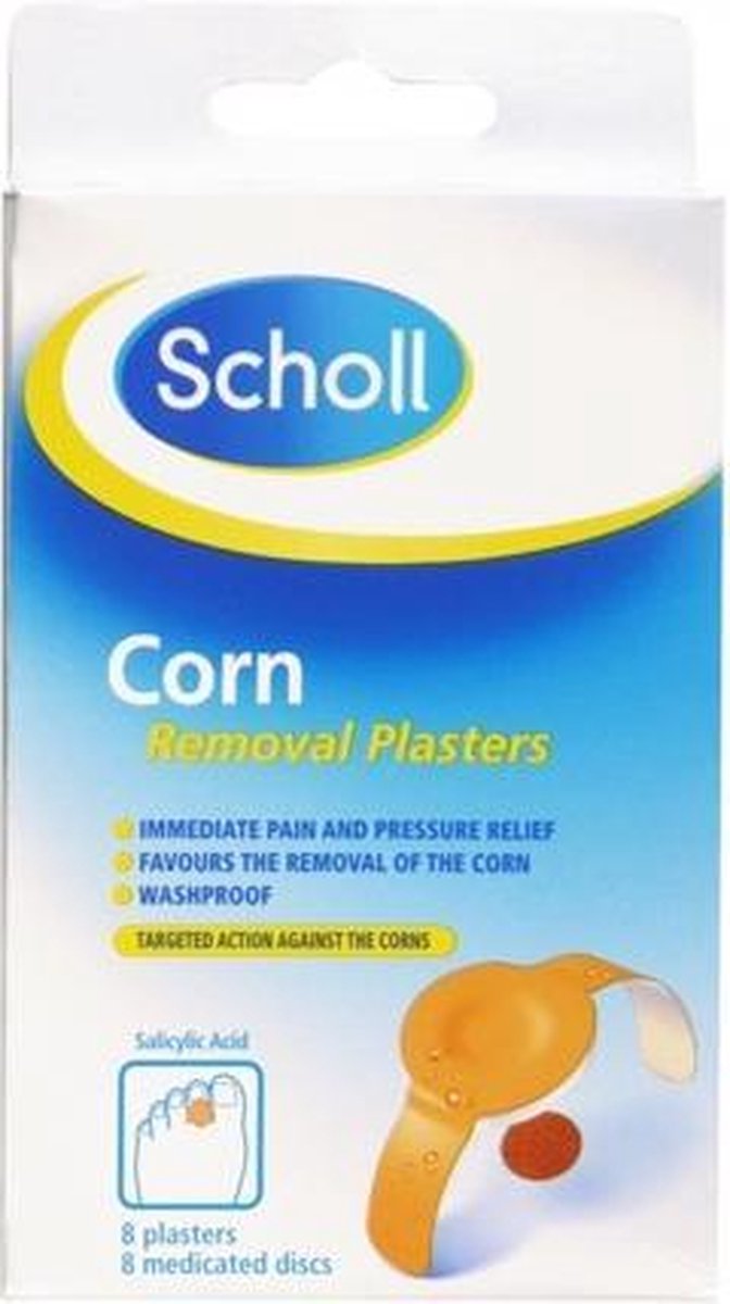 Scholl - Corn Removal Plasters ( 8 + 8 Pcs ) -