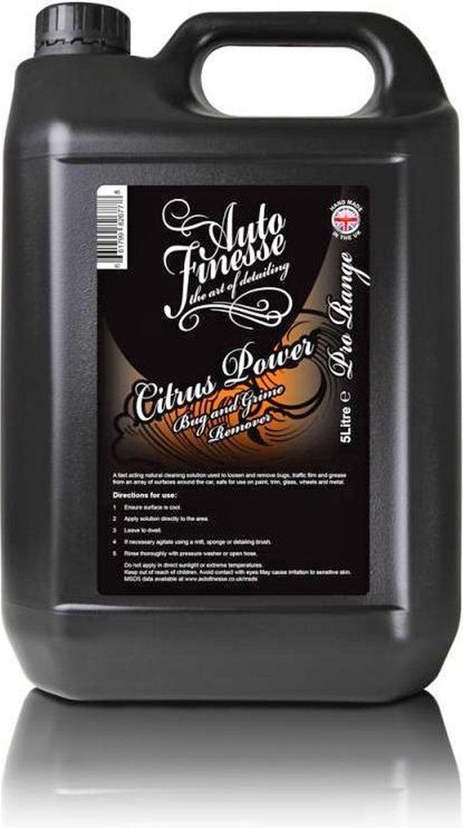 Auto Finesse Citrus Power Bug and Grime Remover - 5000ml