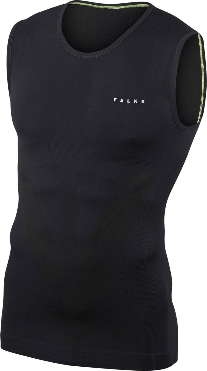 FALKE Warm Singlet Tight Fit Heren 39615 - Zwart 3000 black Heren - XXL
