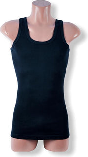 Top kwaliteit herenhemd - 100% katoen - Zwart - Maat 4XL-5XL