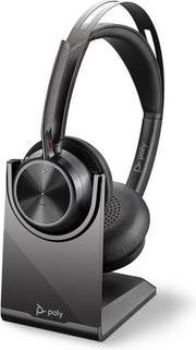 POLY Voyager Focus 2 UC Headset Hoofdband USB Type-A Bluetooth Oplaadhouder Zwart