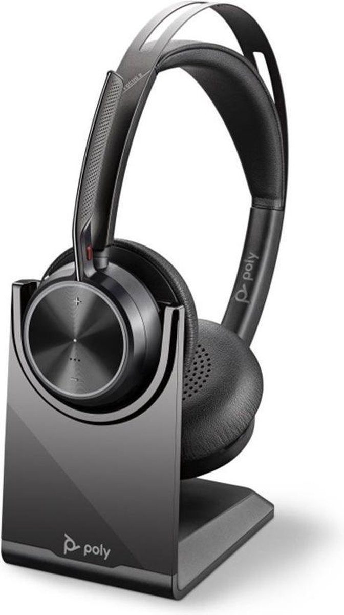 POLY Voyager Focus 2 UC Headset Hoofdband USB Type-A Bluetooth Oplaadhouder Zwart