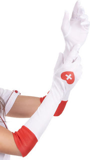 WELLY INTERNATIONAL - Witte verpleegster hanschoenen - Accessoires > Handschoenen