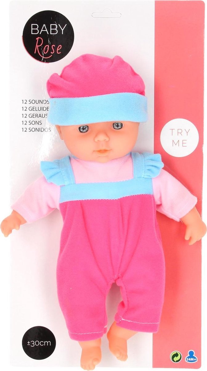 Baby Rose Babypop met Geluiden