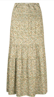 Tramontana | Maxi Rok met Bloemprint | Print Greens | Maat XXL | Dames Rokken
